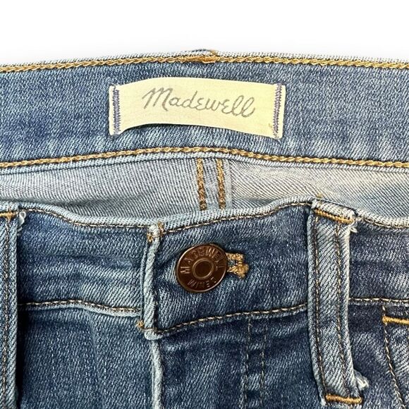 MADEWELL Women’s Light Blue 10” High-Rise Roadtripper Authentic Skinny Jeans Siz - Picture 8 of 12